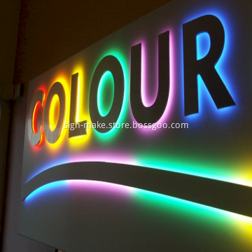 Backlit Channel Letter Halo Signage